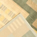 8'x10' Contemporary Tibetan Green Wool Hand-Knotted Rug - Image 4