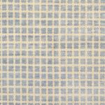 8'1"x10'1" Decorative Overall Blue-Gray Wool Hand-Knotted Rug - Image 2
