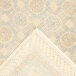 8'x10' Traditional Beige Oushak Wool Hand-Knotted Rug - Image 4