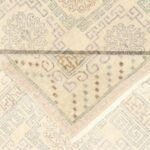 8'x10' Traditional Beige Oushak Wool Hand-Knotted Rug - Image 5