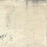 8'2"x10'1" Contemporary Ivory Wool & Silk Hand-Knotted Rug - Image 3