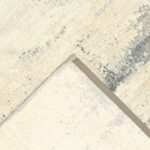 8'2"x10'1" Contemporary Ivory Wool & Silk Hand-Knotted Rug - Image 4