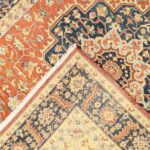 7'11"x10'1" Traditional Orange Serapi Wool Hand-Knotted Rug - Image 4