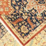 7'11"x10'1" Traditional Orange Serapi Wool Hand-Knotted Rug - Image 5