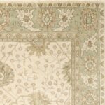 8'x10'1" Decorative Ivory Oushak Wool Hand-Knotted Rug - Image 2