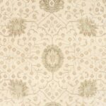 8'x10'1" Decorative Ivory Oushak Wool Hand-Knotted Rug - Image 3