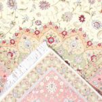9'2"x11'10" Traditional Green Wool & Silk Hand-Knotted Rug - Image 4