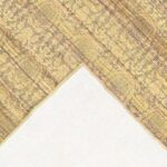 4’6”x7’1” Contemporary Tan Wool Hand-Tufted Rug - Image 4