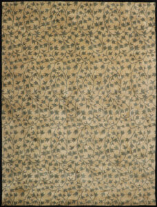 9’1”x11’11” Contemporary Wool & Silk Hand-Tufted Rug