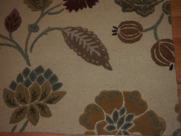 5' X 8' Overall Modern  Ivory Rectangular Wool & Silk Rug - Direct Rug Import | Rugs in Chicago, Indiana,South Bend,Granger