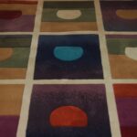 5'3'' X 7'9'' Overall Modern  Brown Rectangular Wool Rug - Direct Rug Import | Rugs in Chicago, Indiana,South Bend,Granger