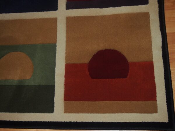 5'3'' X 7'9'' Overall Modern  Brown Rectangular Wool Rug - Direct Rug Import | Rugs in Chicago, Indiana,South Bend,Granger