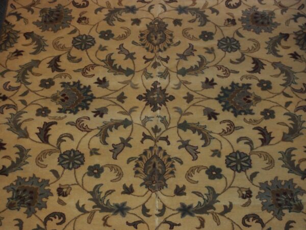 8'6'' X 11'7'' Overall Decorative Persian Tabriz Tan Rectangular Wool Rug - Direct Rug Import | Rugs in Chicago, Indiana,South Bend,Granger