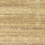 4’6”x7’1” Contemporary Tan Wool Hand-Tufted Rug - Image 3