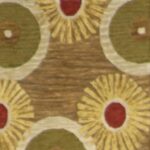 4’2”x6’ Overall Circle Wool Hand-Tufted Rug - Image 3