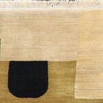 4’x6’ Contemporary Tan Wool Hand-Knotted Rug - Image 3