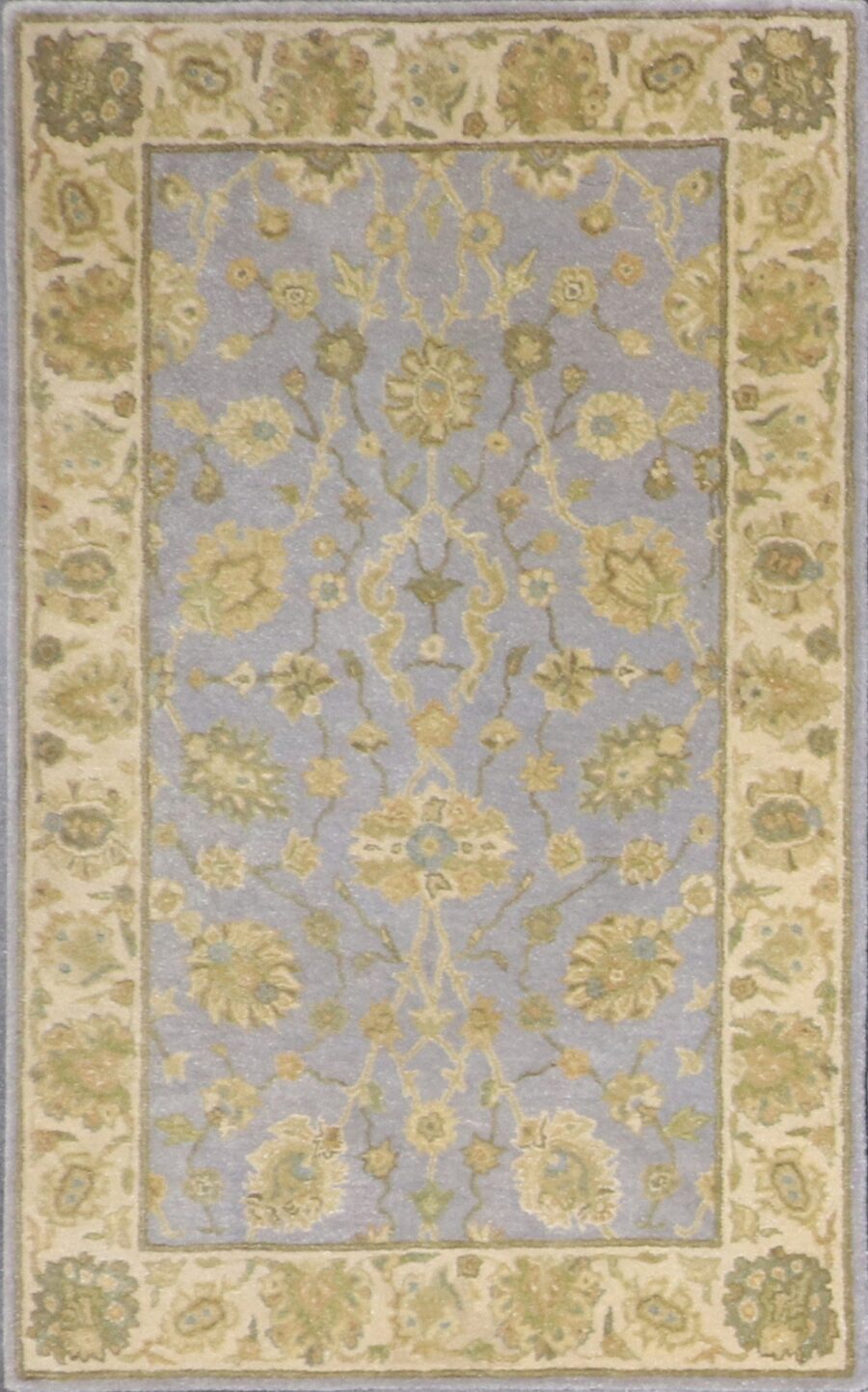 3’7”x5’6” Decorative Light Blue Wool Hand-Tufted Rug - Direct Rug Import | Rugs in Chicago, Indiana,South Bend,Granger