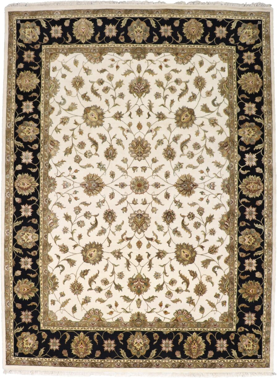 8'11"x12'1" Traditional Wool & Silk Hand-Knotted Rug - Direct Rug Import | Rugs in Chicago, Indiana,South Bend,Granger