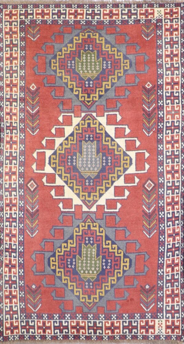 3’6”x6’7” Traditional Tribal Persian Wool Hand-Knotted Rug - Direct Rug Import | Rugs in Chicago, Indiana,South Bend,Granger