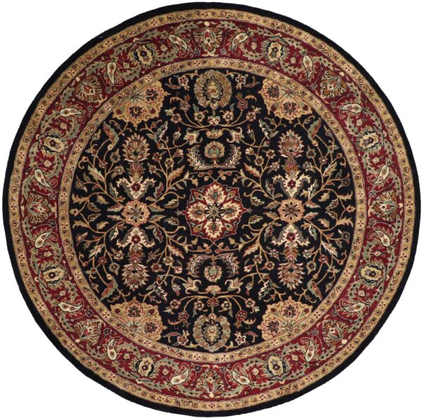 8'10"x8'10" Traditional Round Wool Hand-Tufted Rug - Direct Rug Import | Rugs in Chicago, Indiana,South Bend,Granger