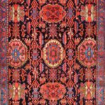 4’5”x6’7” Traditional Red Wool Hand-Knotted Rug - Direct Rug Import | Rugs in Chicago, Indiana,South Bend,Granger