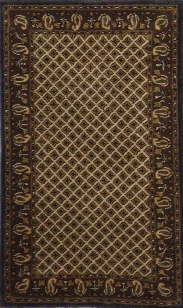 3’x4’11” Decorative Ivory Wool Hand-Tufted Rug - Direct Rug Import | Rugs in Chicago, Indiana,South Bend,Granger