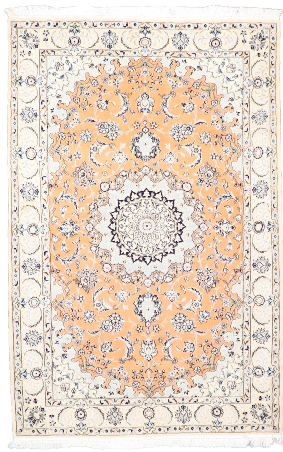 4’4”x6’7” Traditional Wool & Silk Hand-Knotted Rug - Direct Rug Import | Rugs in Chicago, Indiana,South Bend,Granger