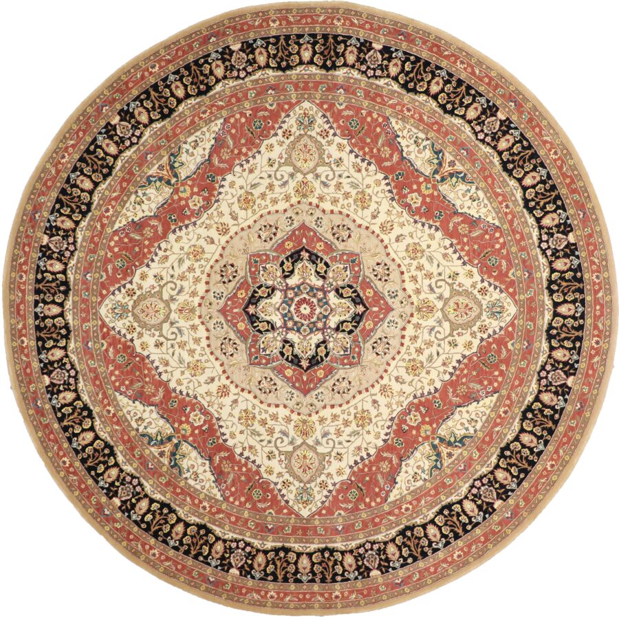10'x10' Traditional Round Wool Hand-Tufted Rug - Direct Rug Import | Rugs in Chicago, Indiana,South Bend,Granger