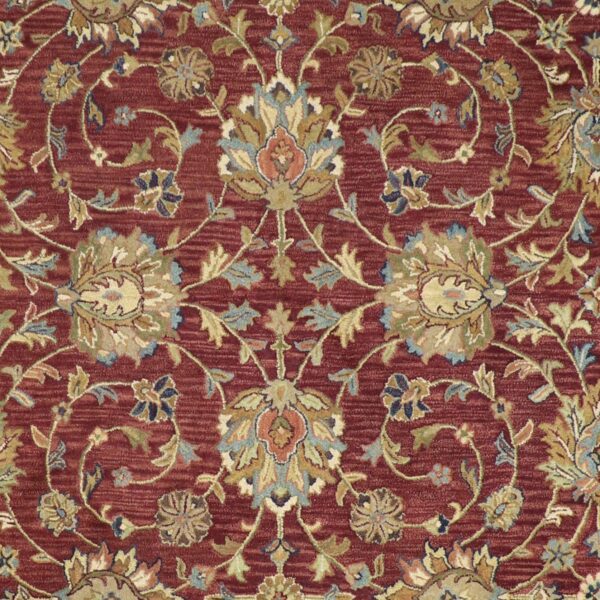 8’7”x11’10” Traditional Red Wool Hand-Tufted Rug - Direct Rug Import | Rugs in Chicago, Indiana,South Bend,Granger