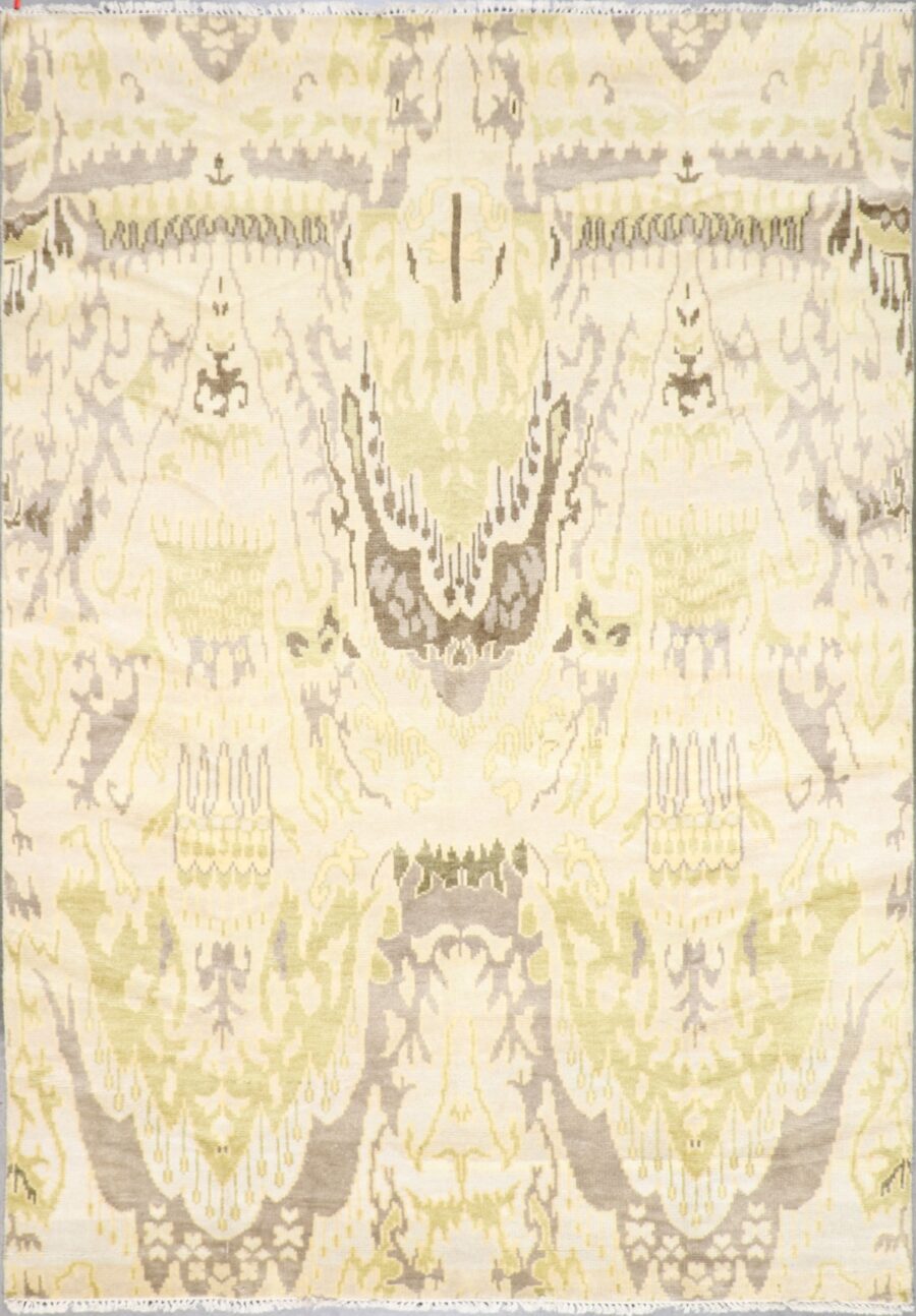 7'2"x10'3"Contemoprary Tan Wool Hand-Knotted Rug - Direct Rug Import | Rugs in Chicago, Indiana,South Bend,Granger