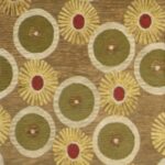 4’2”x6’ Overall Circle Wool Hand-Tufted Rug