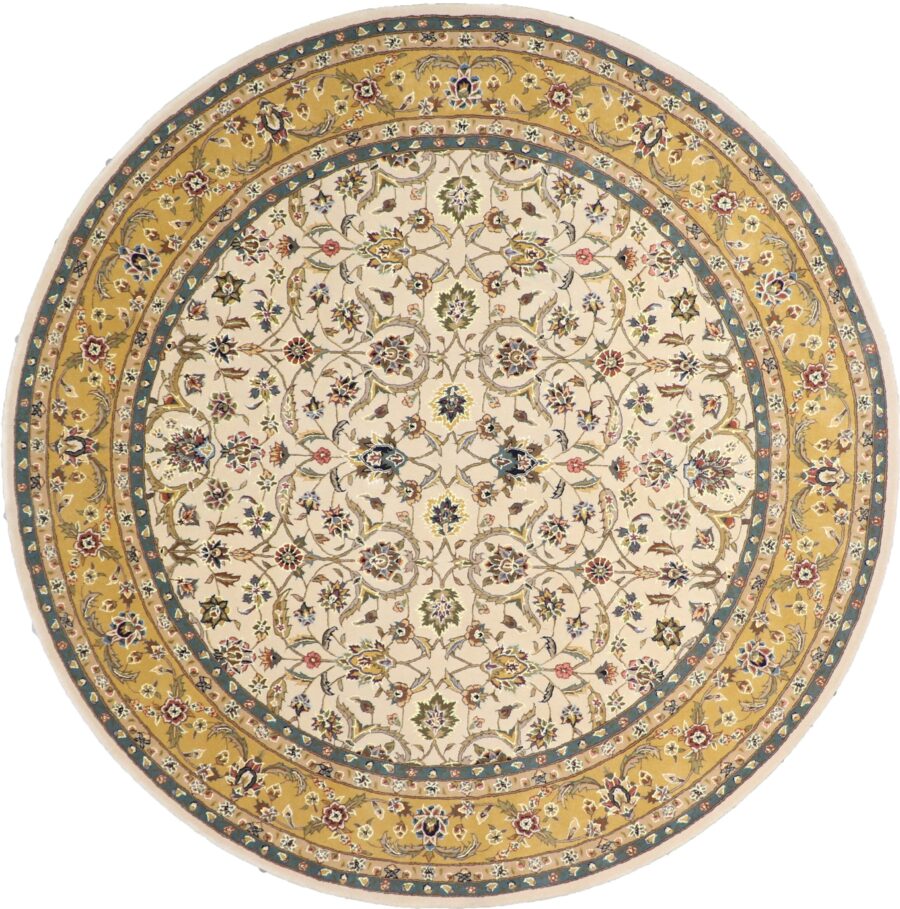 8'1"x8'1" Decorative Round Wool & Silk Hand-Tufted Rug - Direct Rug Import | Rugs in Chicago, Indiana,South Bend,Granger