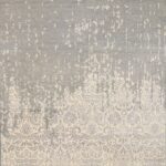 6'x8'10" Transitional Gray Wool & Silk Hand-Knotted Rug - Direct Rug Import | Rugs in Chicago, Indiana,South Bend,Granger
