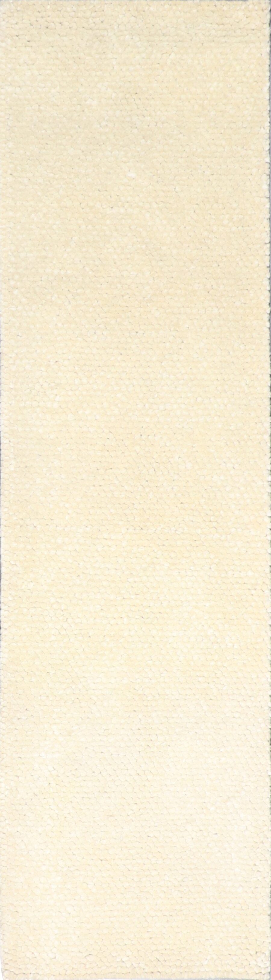 2'5"x9'4" Contemporary Ivory Wool Hand-Tufted Rug - Direct Rug Import | Rugs in Chicago, Indiana,South Bend,Granger