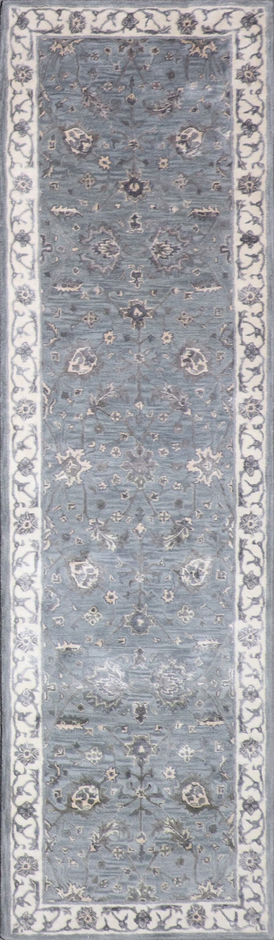 2'11"x10' Decorative Vintage Wool & Silk Hand-Tufted Rug - Direct Rug Import | Rugs in Chicago, Indiana,South Bend,Granger