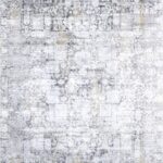 7'8"x9'9" Transitional Silver Wool & Silk Hand-Finished Rug - Direct Rug Import | Rugs in Chicago, Indiana,South Bend,Granger