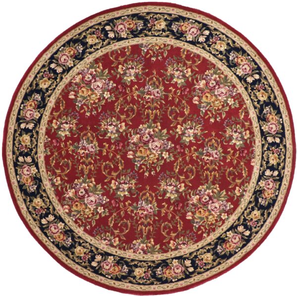 8'x8' Decorative Round Wool & Silk Hand-Tufted - Direct Rug Import | Rugs in Chicago, Indiana,South Bend,Granger