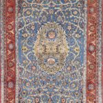 5'3"x9'2" Traditional Teal Wool Hand-Knotted Rug - Direct Rug Import | Rugs in Chicago, Indiana,South Bend,Granger