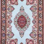 4’4”x6’8” Traditional Light Blue Wool Hand-Knotted Rug - Direct Rug Import | Rugs in Chicago, Indiana,South Bend,Granger