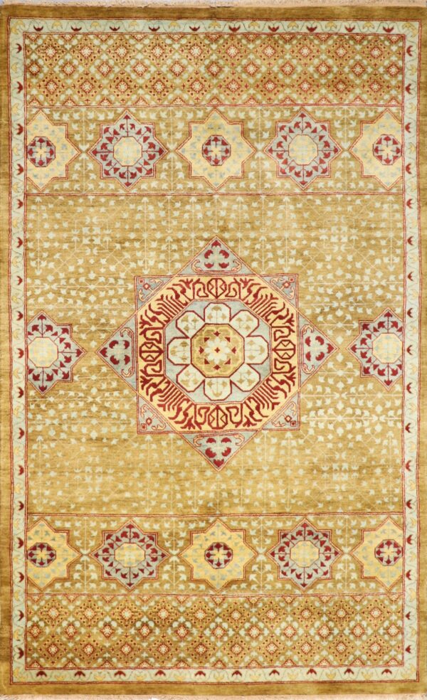 5’x8’2” Traditional Brown Wool Hand-Knotted Rug - Direct Rug Import | Rugs in Chicago, Indiana,South Bend,Granger