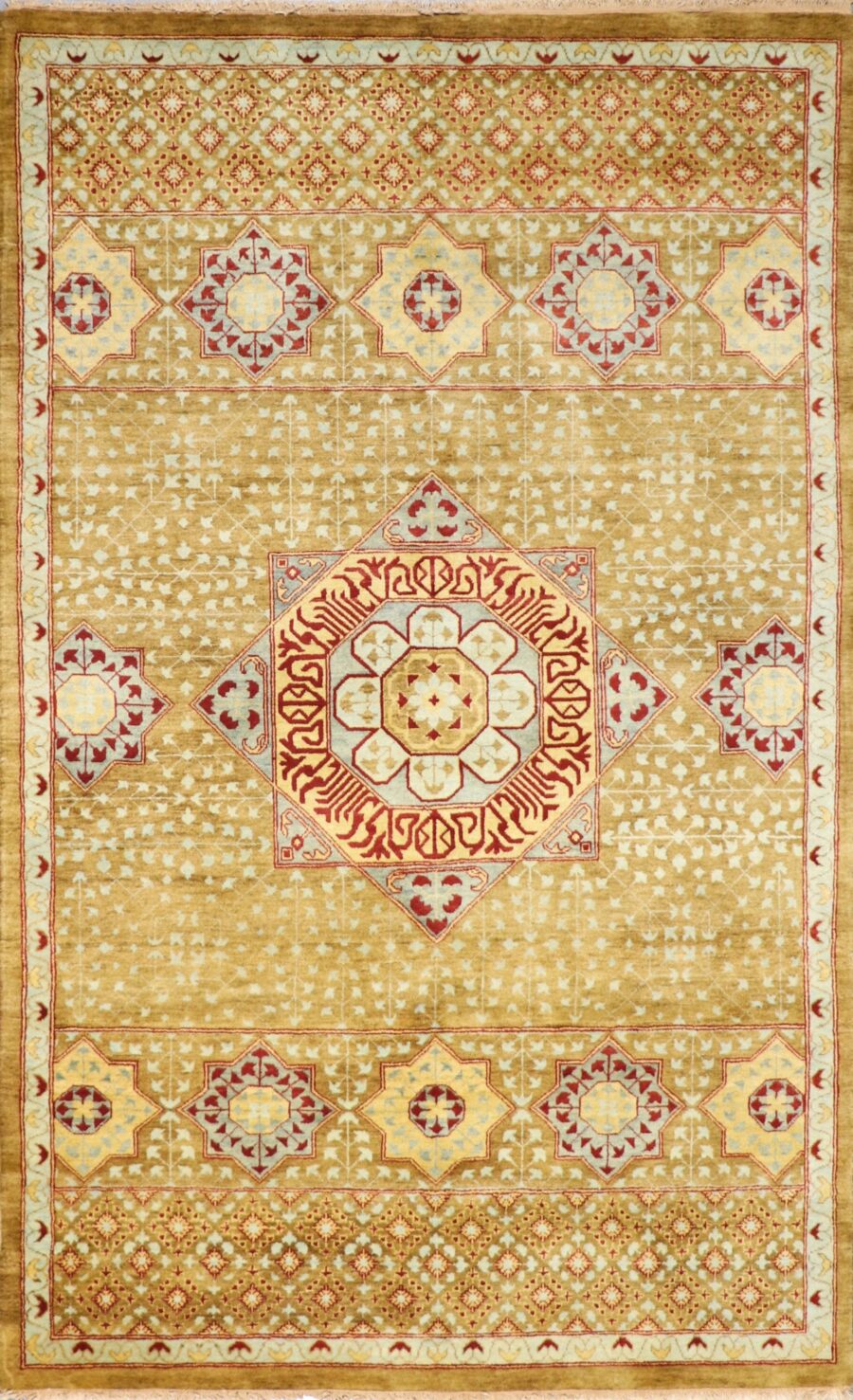 5’x8’2” Traditional Brown Wool Hand-Knotted Rug - Direct Rug Import | Rugs in Chicago, Indiana,South Bend,Granger