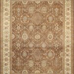 7'11"x10'5" Traditional Brown Kashan Wool Hand-Knotted Rug - Direct Rug Import | Rugs in Chicago, Indiana,South Bend,Granger