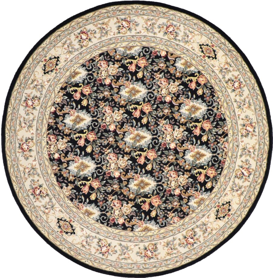 8'x8' Decorative Round Wool & Silk Rug Hand-Tufted - Direct Rug Import | Rugs in Chicago, Indiana,South Bend,Granger