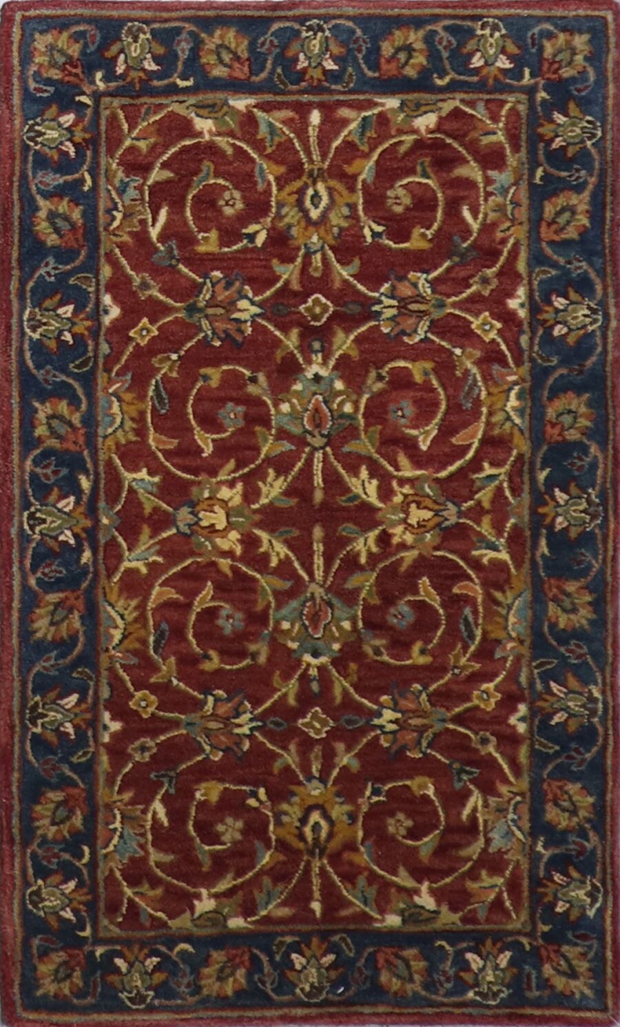 3’x5’ Decorative Burgundy Wool Hand-Tufted Rug - Direct Rug Import | Rugs in Chicago, Indiana,South Bend,Granger