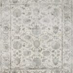 8'1"x9'7" Transitional Gray Kashmir Wool & Silk Hand-Knotted Rug - Direct Rug Import | Rugs in Chicago, Indiana,South Bend,Granger