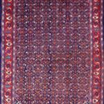 4'4"x6'6" Traditional Persian Wool Hand-Knotted Rug