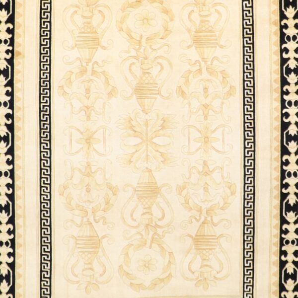 8'x10'1" Contemporary Tan Tibetan Wool Hand-Knotted Rug - Direct Rug Import | Rugs in Chicago, Indiana,South Bend,Granger