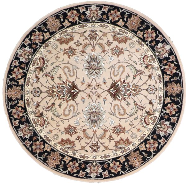 6'x6' Decorative Round Wool & Silk Hand-Tufted Rug - Direct Rug Import | Rugs in Chicago, Indiana,South Bend,Granger