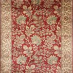 4'11"x7' Traditional Silk Hand-Knotted Rug - Direct Rug Import | Rugs in Chicago, Indiana,South Bend,Granger