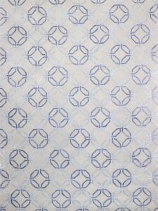 9’1”x12’ Contemporary Wool & Silk Hand-Tufted Rug